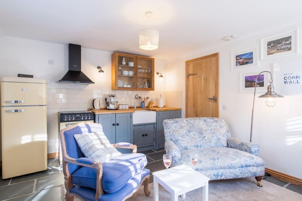Bijou Coastal Apartment In Polperro With Hot Tub Onsite Parking Downhill Walk To Village מראה חיצוני תמונה