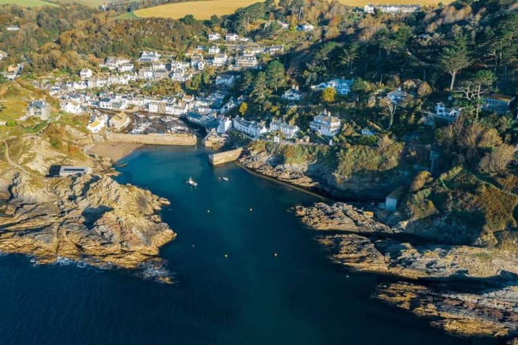 Bijou Coastal Apartment In Polperro With Hot Tub Onsite Parking Downhill Walk To Village מראה חיצוני תמונה