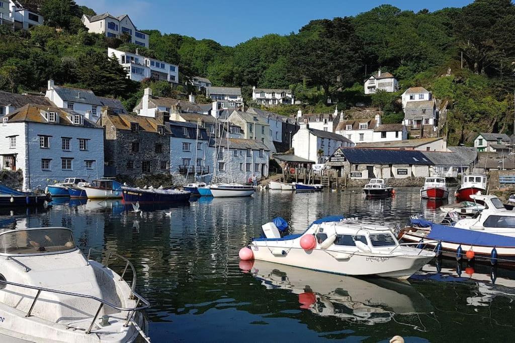 Bijou Coastal Apartment In Polperro With Hot Tub Onsite Parking Downhill Walk To Village מראה חיצוני תמונה