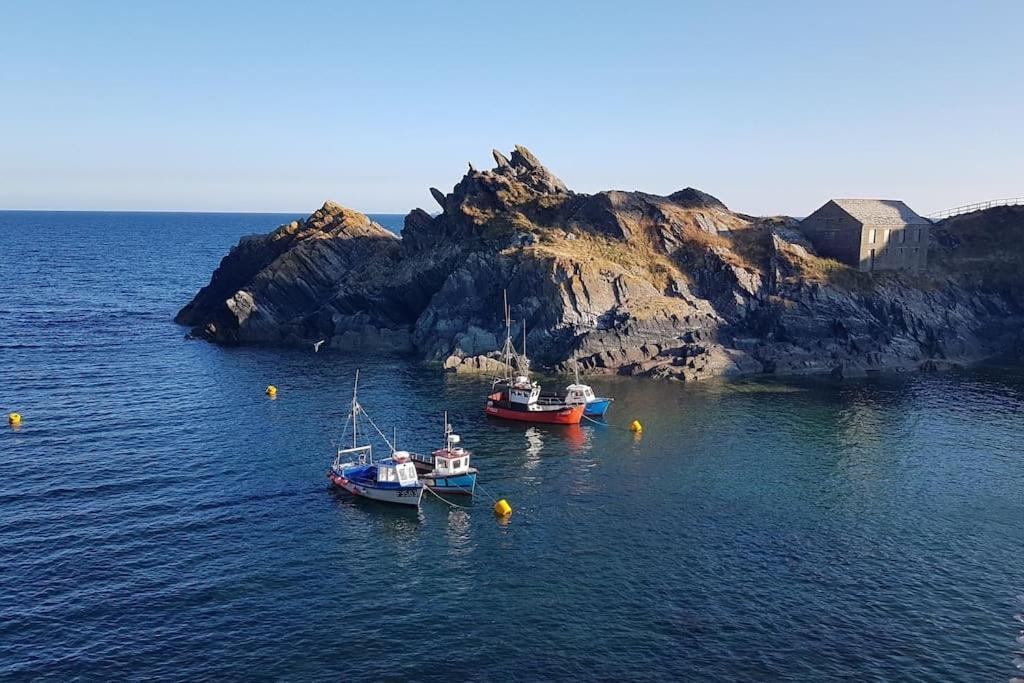 Bijou Coastal Apartment In Polperro With Hot Tub Onsite Parking Downhill Walk To Village מראה חיצוני תמונה