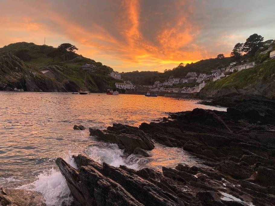 Bijou Coastal Apartment In Polperro With Hot Tub Onsite Parking Downhill Walk To Village מראה חיצוני תמונה