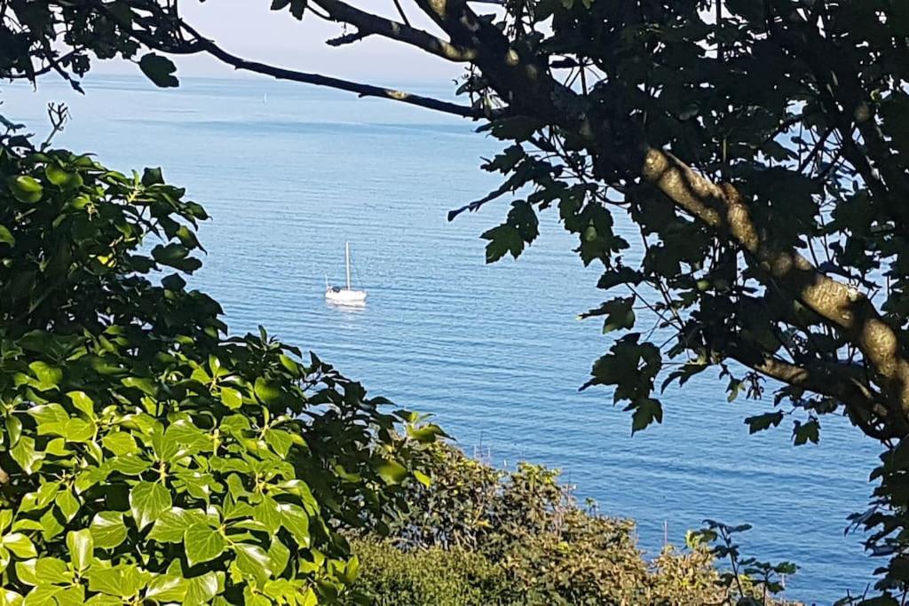 Bijou Coastal Apartment In Polperro With Hot Tub Onsite Parking Downhill Walk To Village מראה חיצוני תמונה