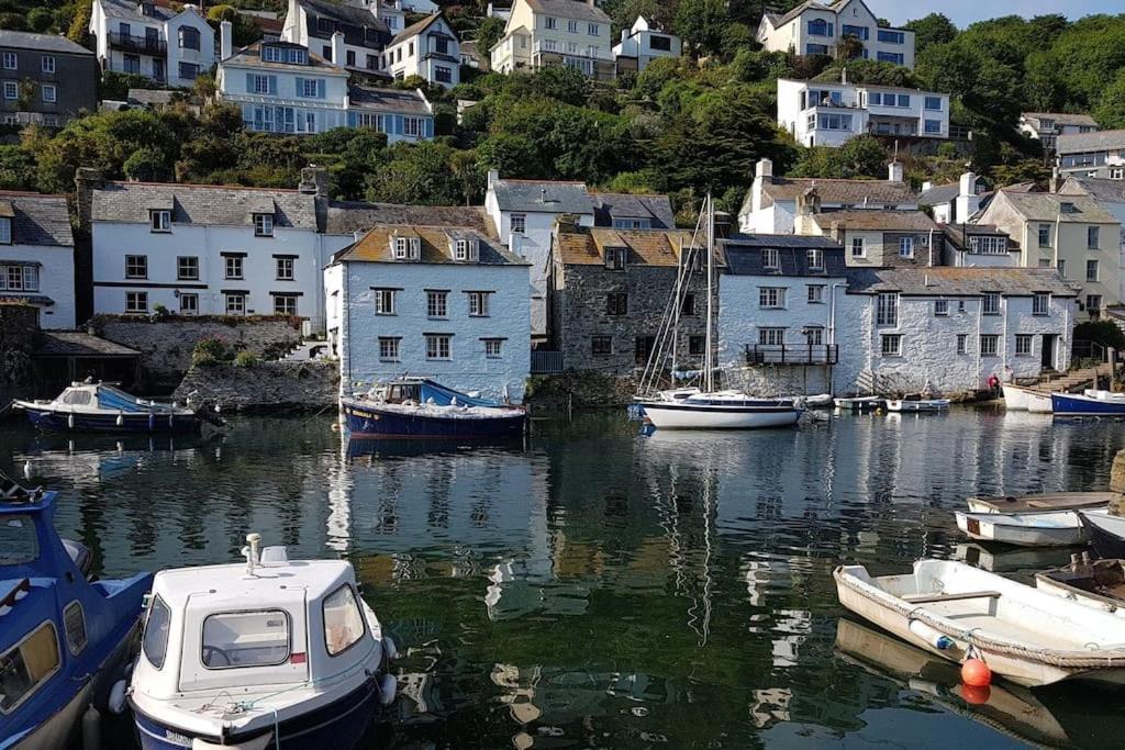 Bijou Coastal Apartment In Polperro With Hot Tub Onsite Parking Downhill Walk To Village מראה חיצוני תמונה